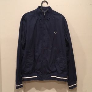 Fred Perry Harrington Navy Blue Jacket